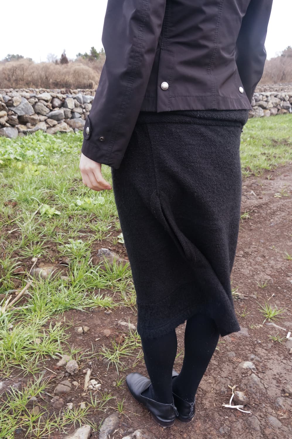 꼼데가르송 트리콧 컷오프 스커트 상품이미지4