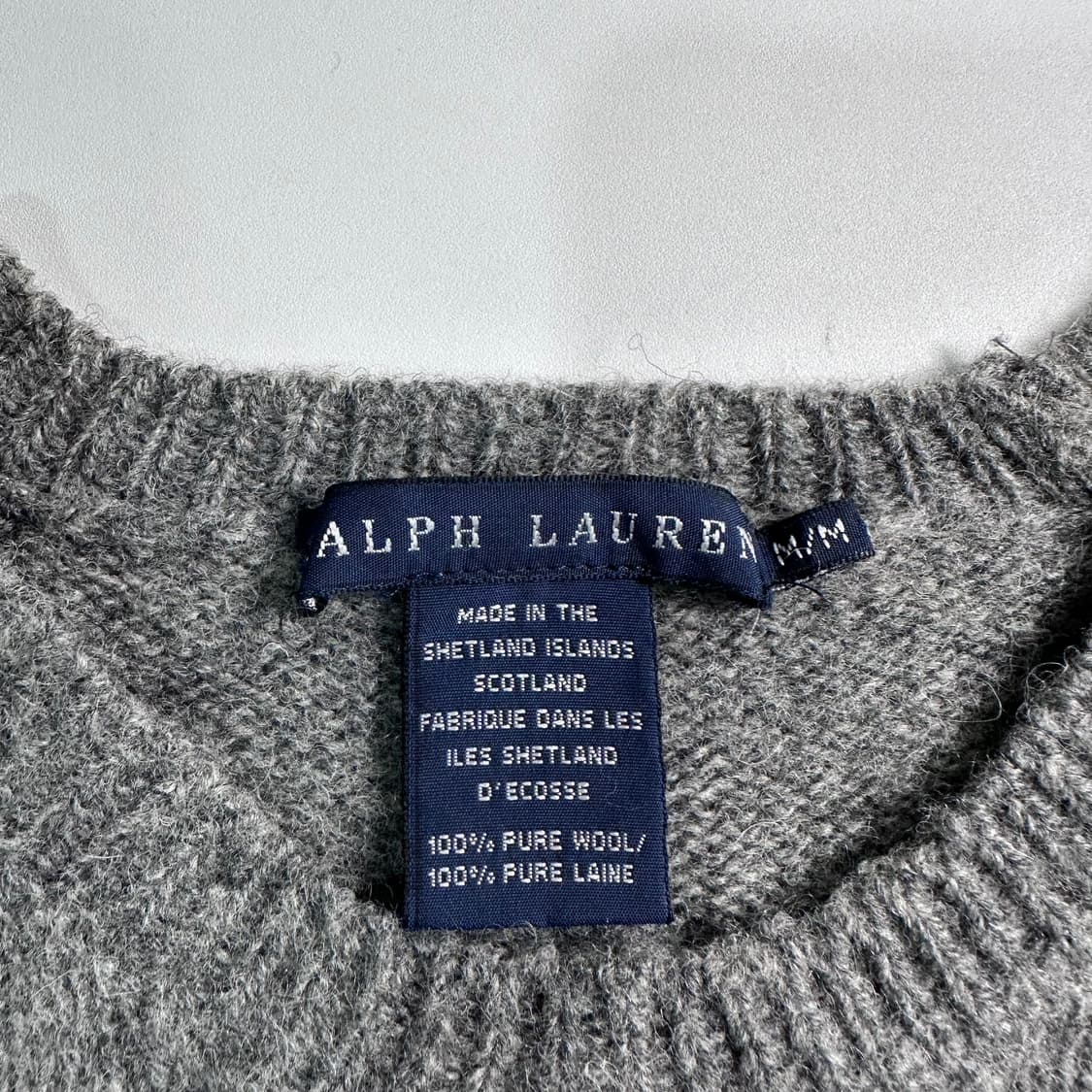 폴로 랄프로렌 셔틀랜드 울 니트 상품이미지5
