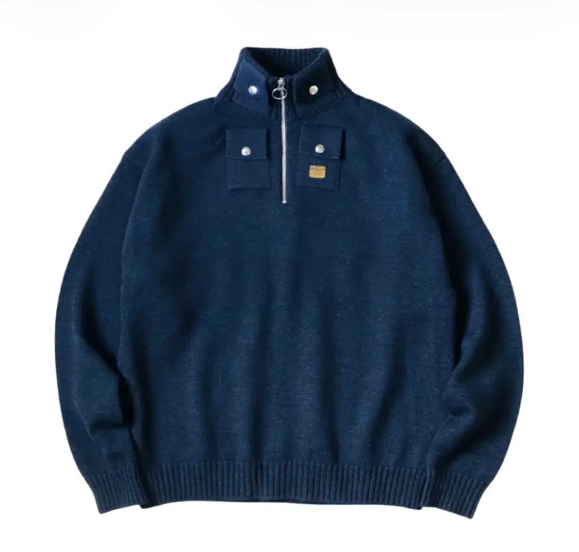 [3]캐피탈 8G 하프 집 스웨터 상품이미지1