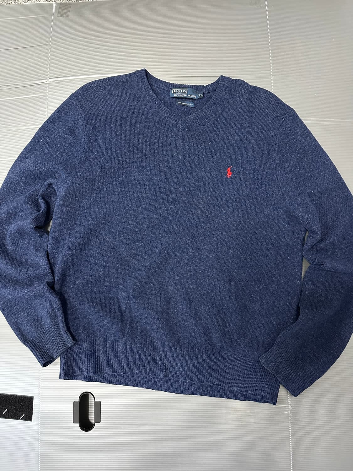 폴로 랄프로렌 브이넥 긴팔 니트 XL 상품이미지1
