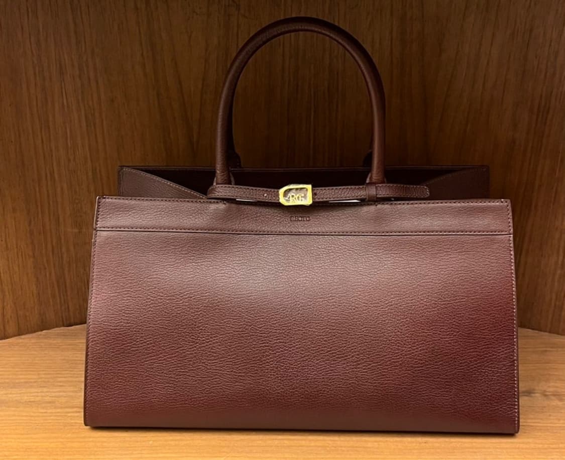 [새상품] 렉토 24FW 옥토버 1997 토트백 럼 버건디 라지 상품이미지3