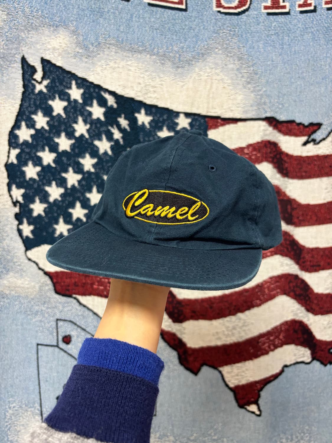 카멜 빈티지캡 상품이미지3