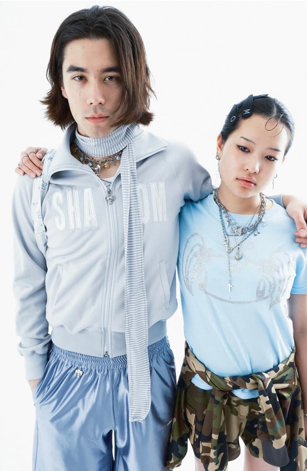 샬롬클럽 퓨로밤 티셔츠 반팔티 스카이 S 상품이미지2