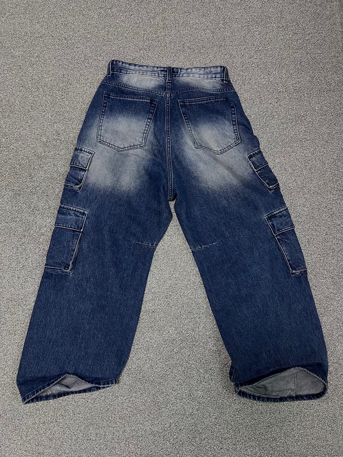 CURVED HERITAGE CARGO DENIM PANTS (VINTA 상품이미지2