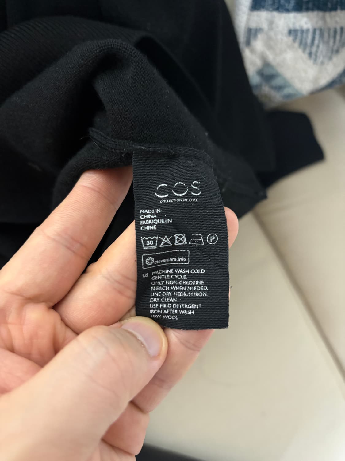 COS 코스 크루넥 울 니트 100% 상품이미지6