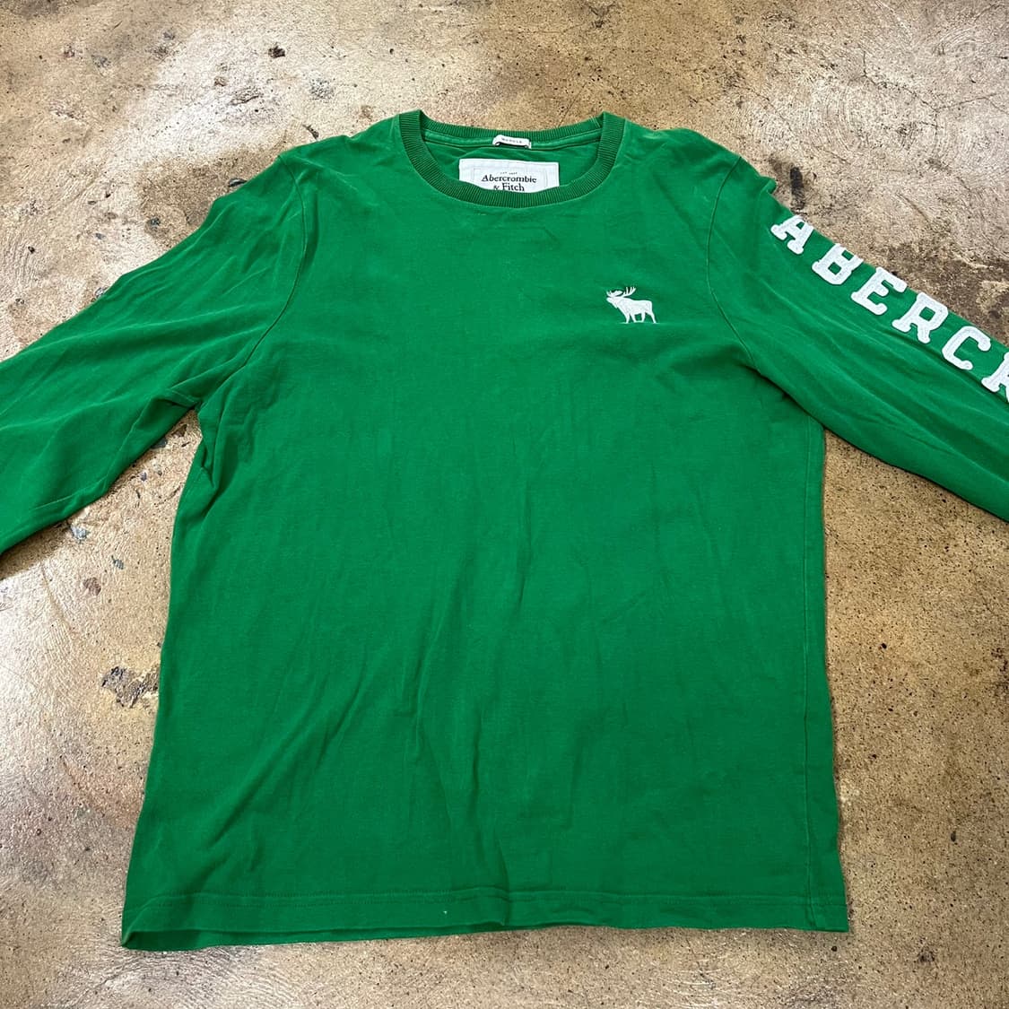 아베크롬비 그린 롱슬리브 상품이미지3