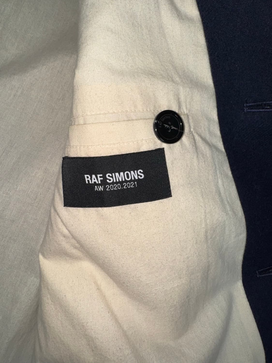Raf simons AW20 virgin wool coat 상품이미지4