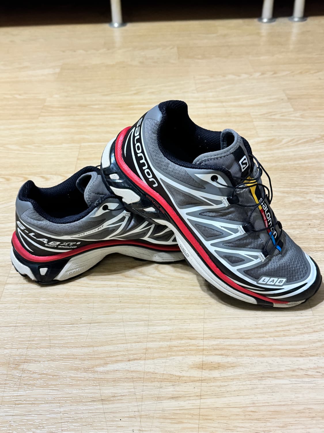 살로몬 XT-6 퓨터 블랙 오로라 레드 (260mm) 상품이미지8