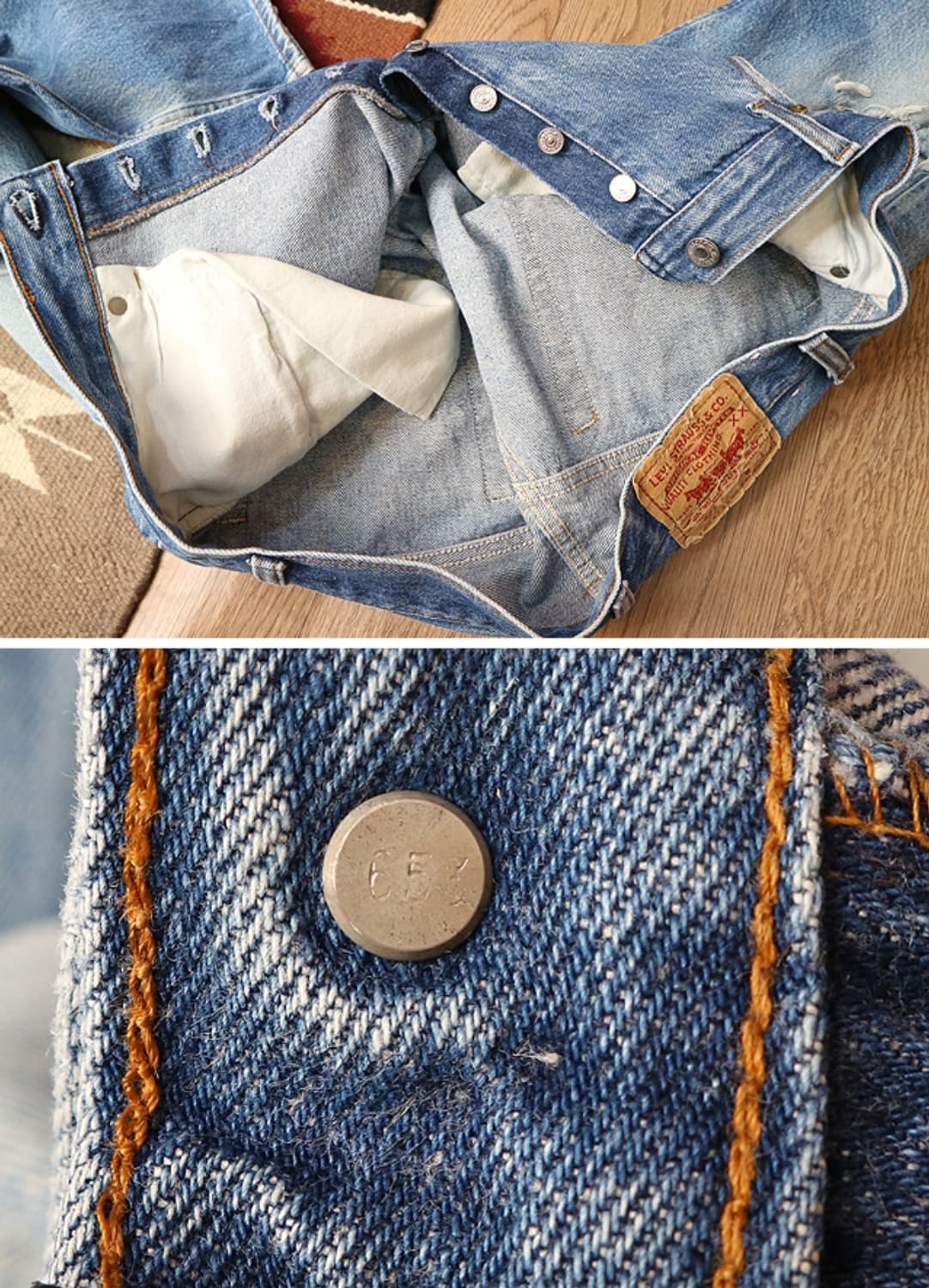 미국판 80~90s levis 리바이스 501 빈티지 데님 31 상품이미지8