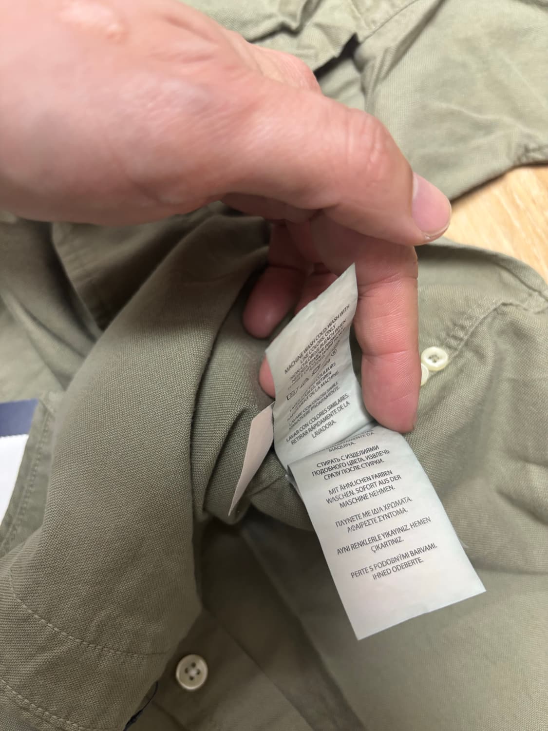 폴로 랄프로렌 클래식핏 셔츠 M 카키 / 폴로 셔츠 상품이미지7