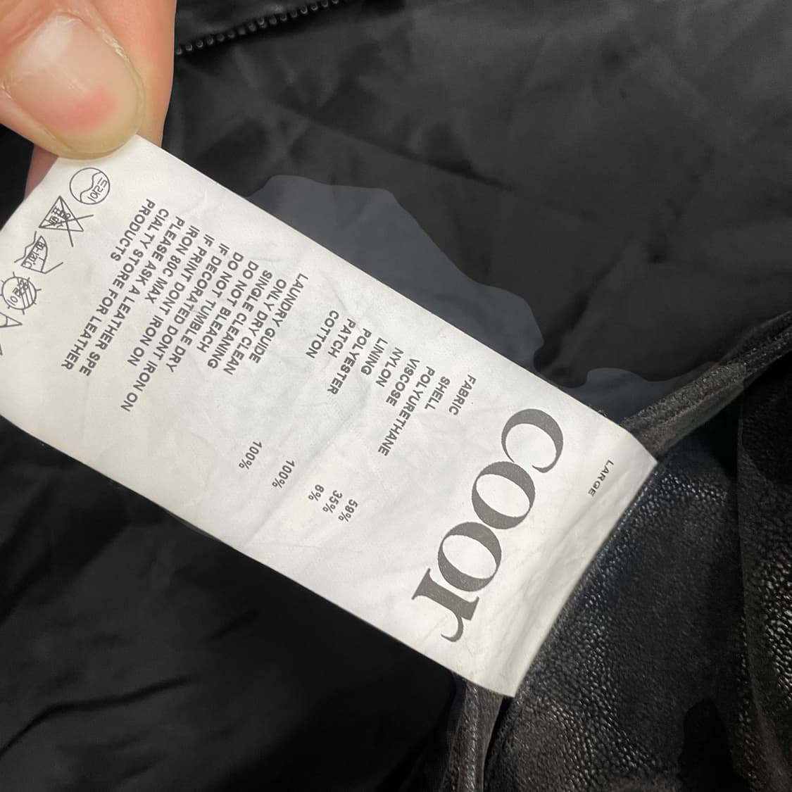 쿠어 Coor 믹스드 스웨이드 파이핑 점퍼 블랙브라운 상품이미지5