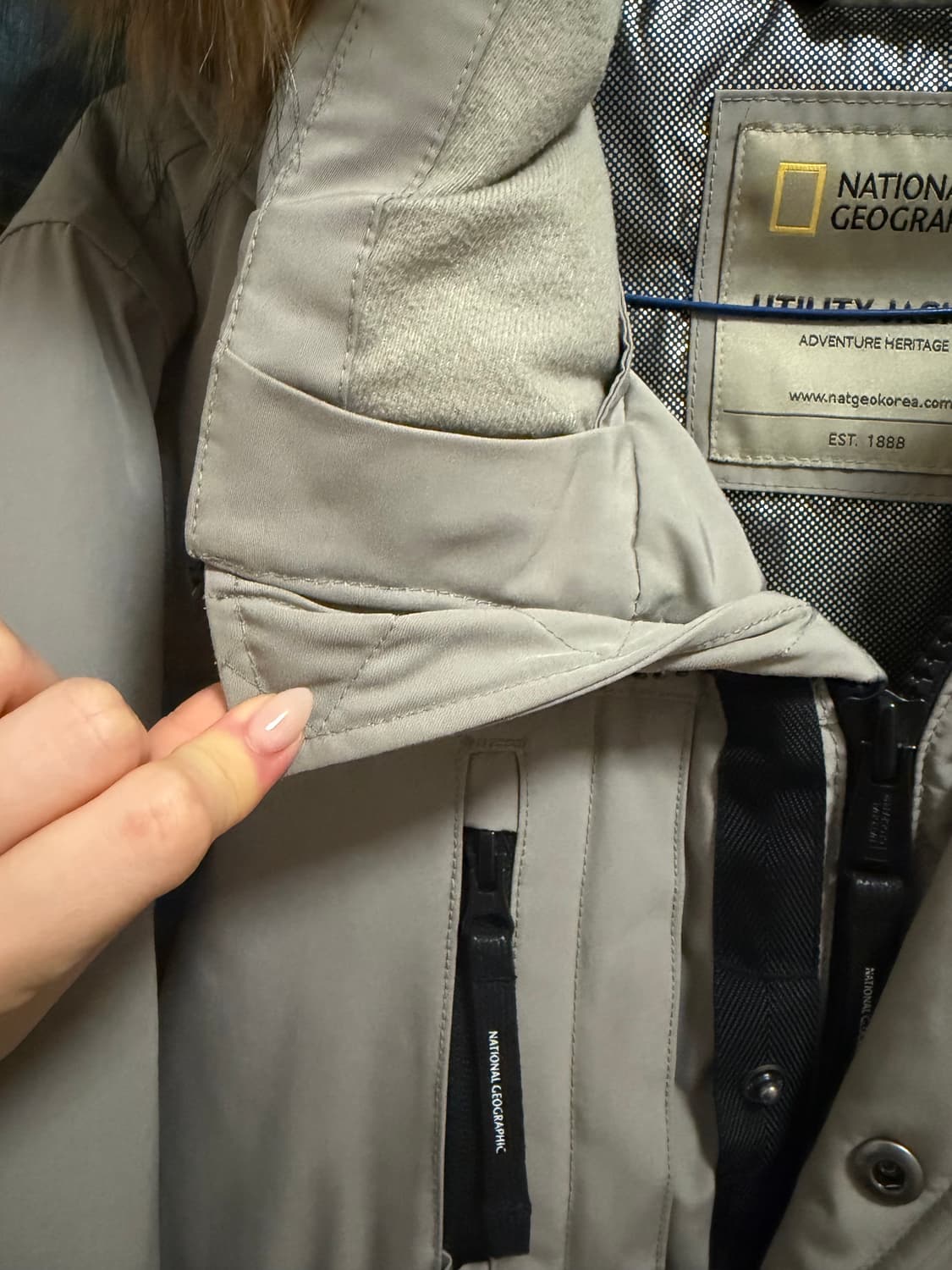 내셔널지오그래픽 숏패딩 S 상품이미지9