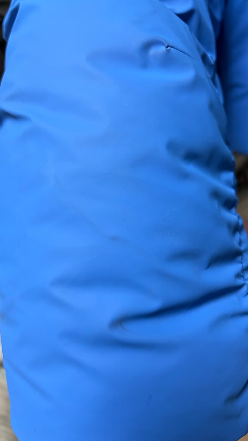 khy 크롭 패딩 푸퍼 자켓 블루 Xs 상품이미지4