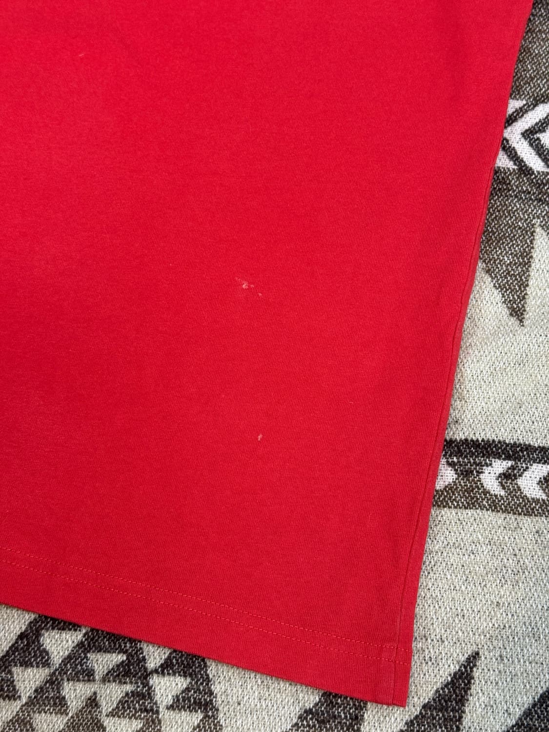 베이프x러셀 콜라보 반팔 레드 L 상품이미지10