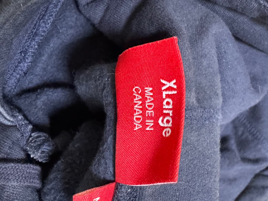 슈프림 크로스 박스로고 후드 네이비 20fw XL 상품이미지5