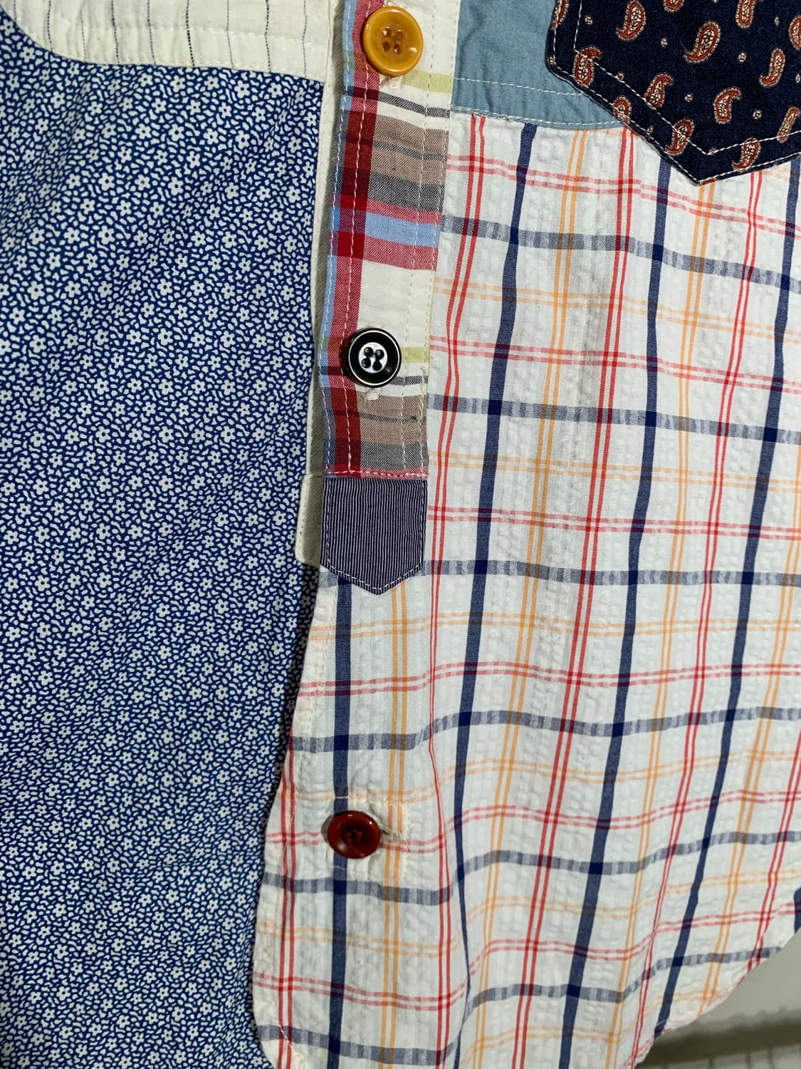 빔즈보이 크레이지 패턴 패크워크 셔츠 상품이미지10