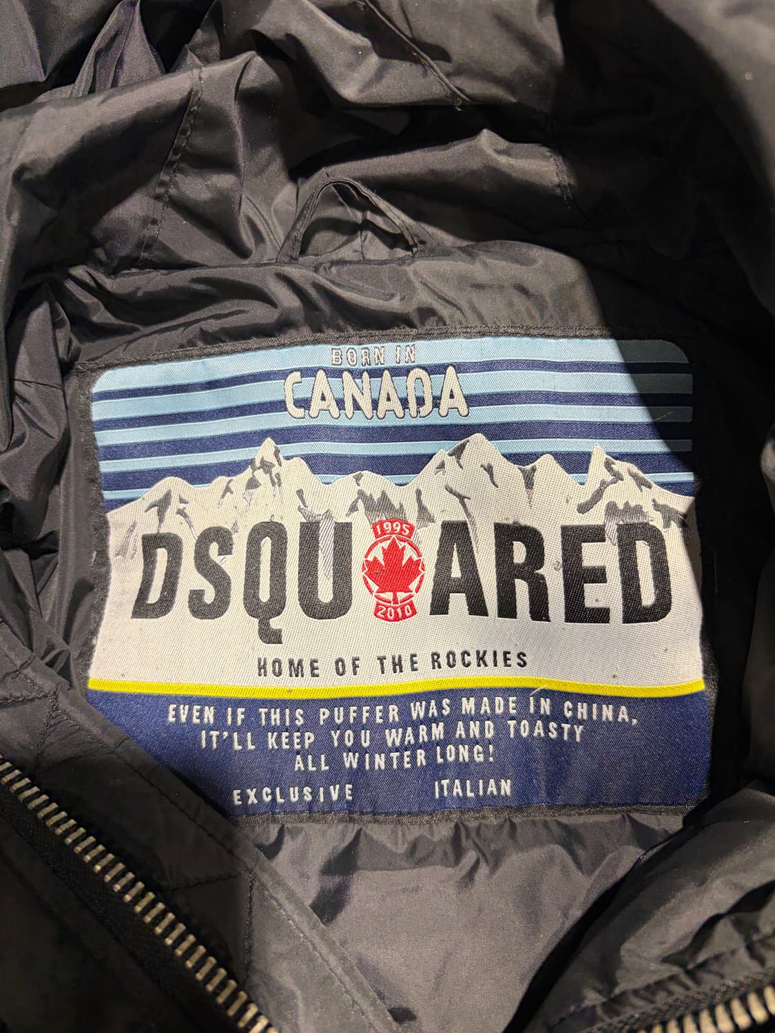 디스퀘어드 라쿤 퍼 다운 패딩 자켓 상품이미지5