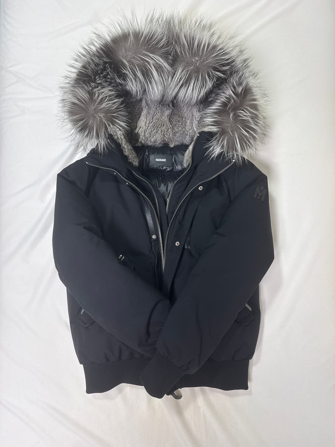 멕케이지 딕슨 실버퍼 22fw 38사이즈 퍼 리폼 상품이미지1