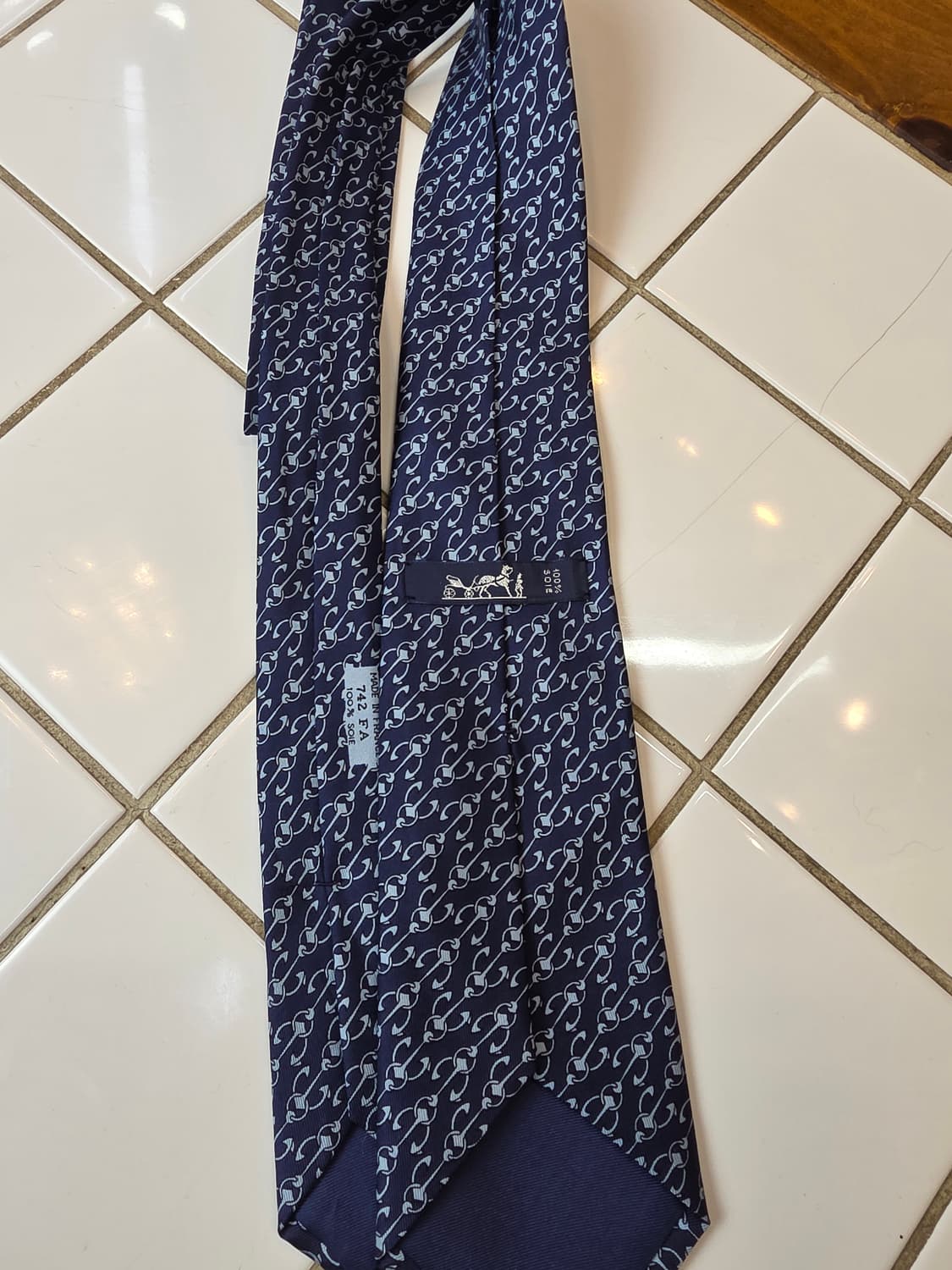 HERMES 실크 넥타이 판매합니다.  상품이미지2