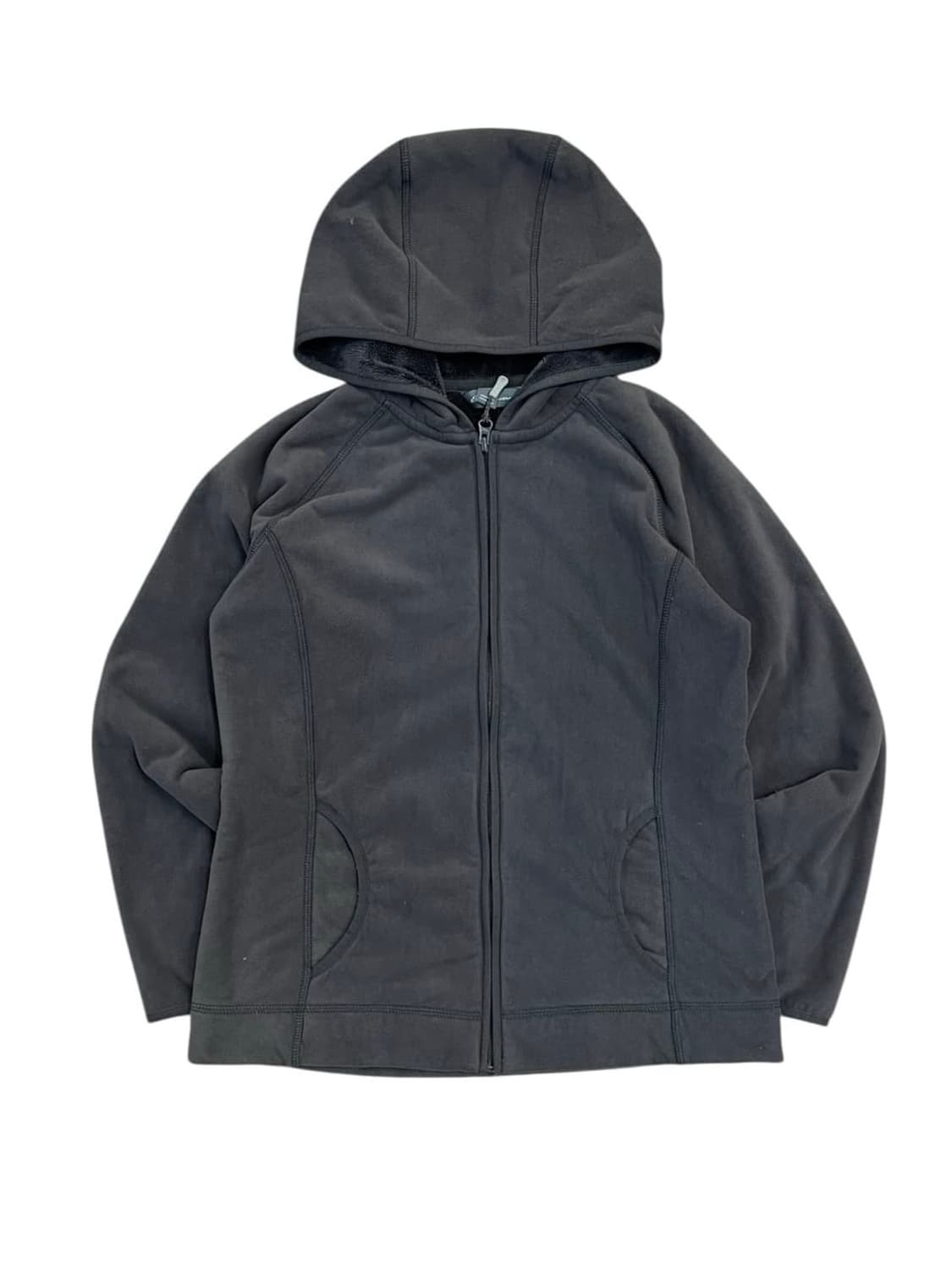 에디바우어 후드 플리스 자켓 차콜 #csz3515 상품이미지3