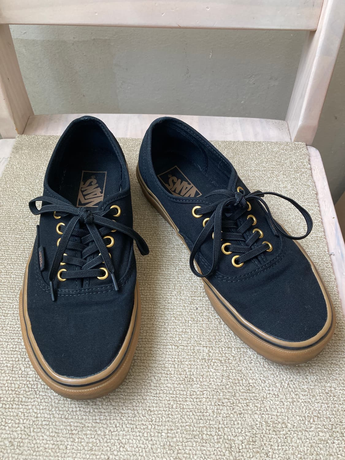 반스 어센틱 black gum 245 상품이미지2