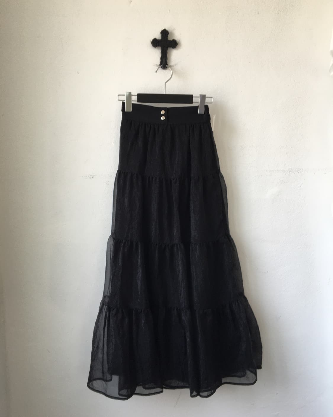 Organza mood layer long skirt 상품이미지1