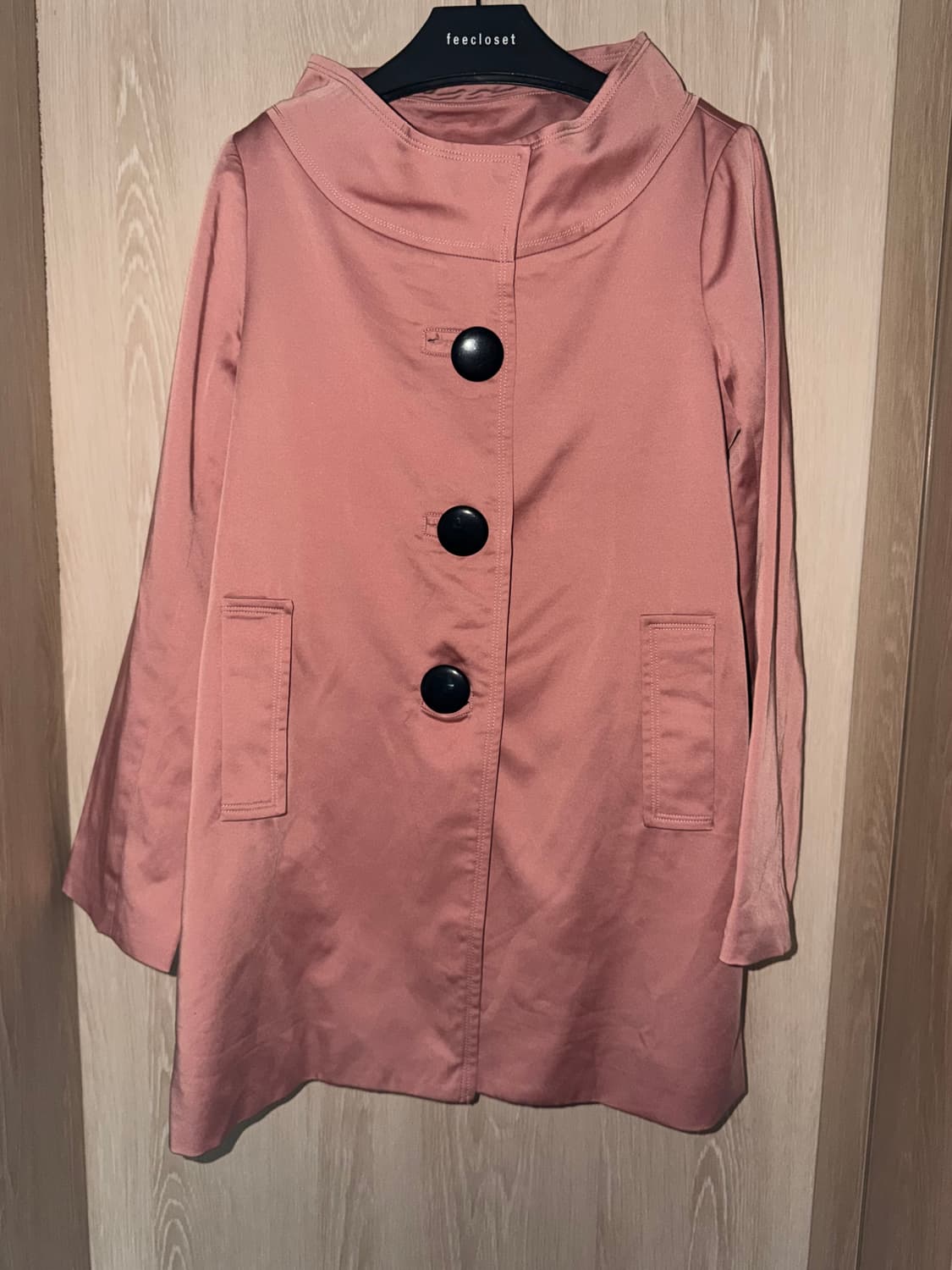 어코드빈티지 일본 웜핑크 코트 상품이미지1