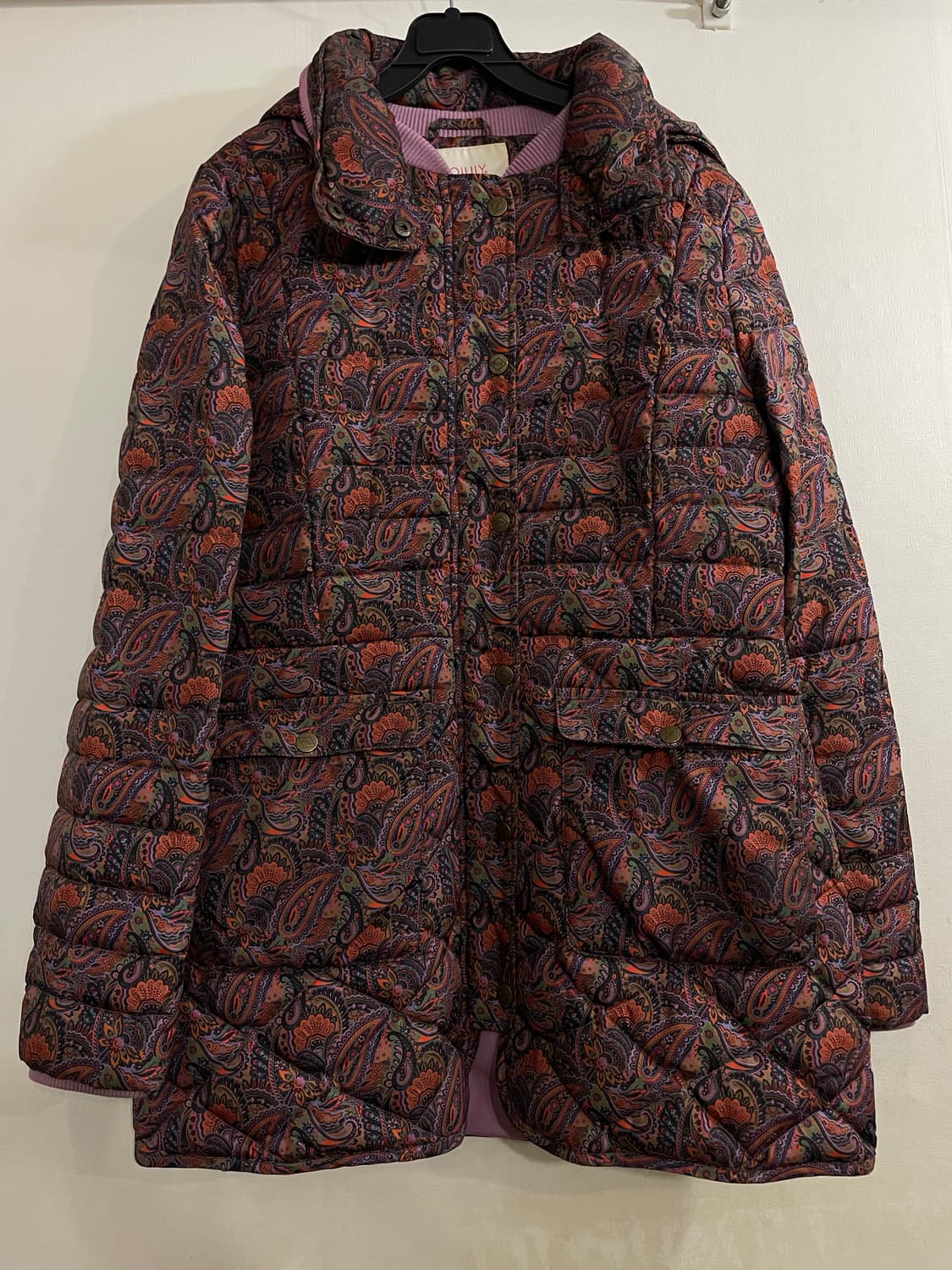 오일릴리 페이즐리 오리털 패딩 자켓 상품이미지2