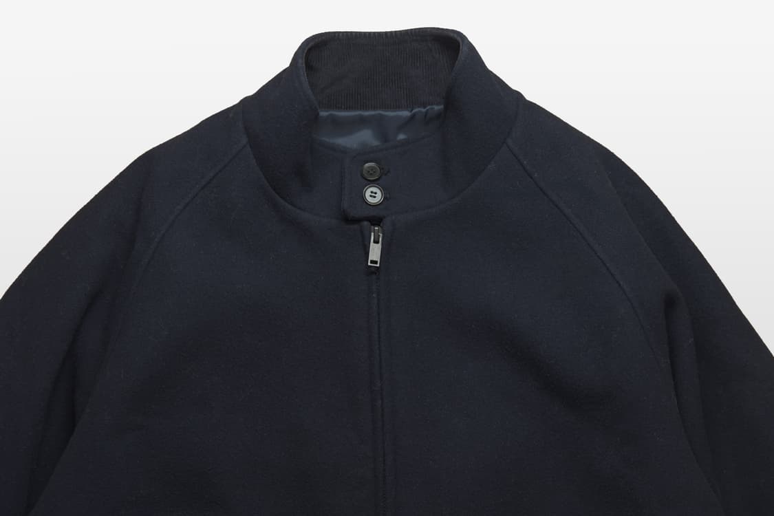 울 블렌드 해링턴 재킷 [네이비] 상품이미지2
