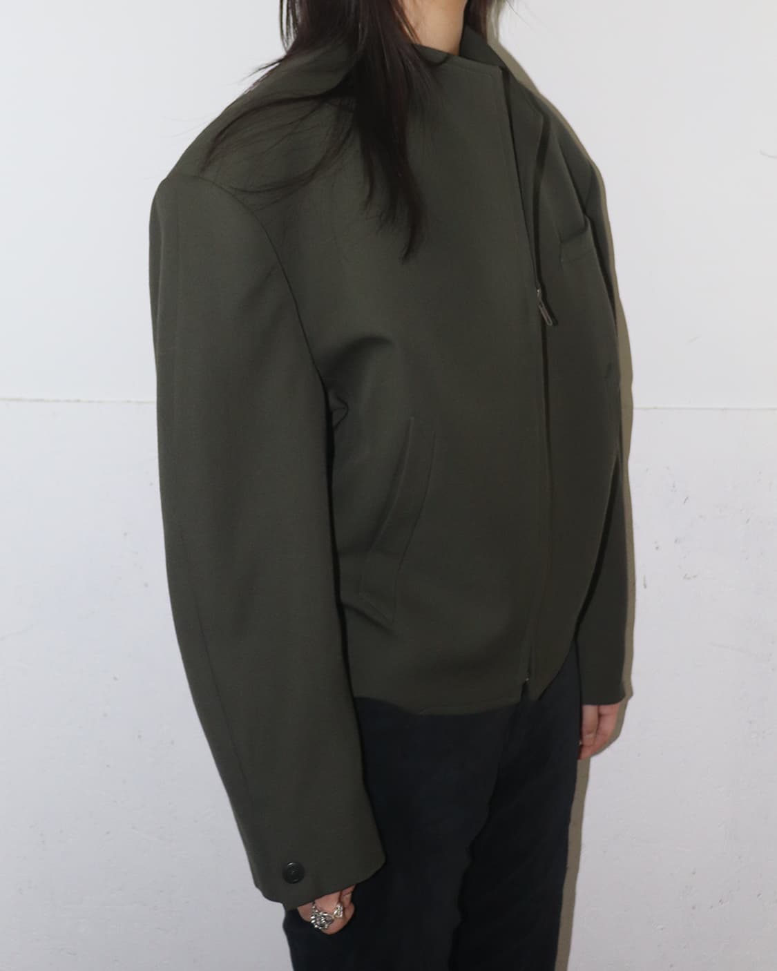 티에리 뮈글러 지퍼 디테일 테일러드 자켓 상품이미지2