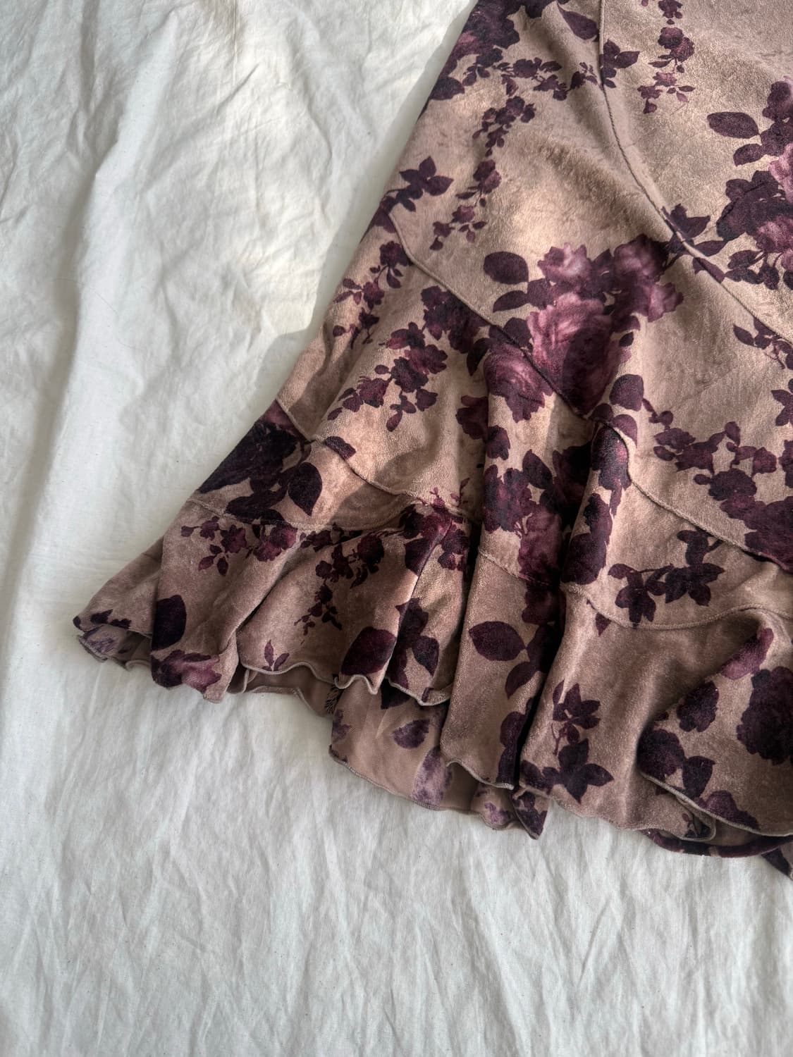 오리엔탈 페어리 벨벳 미디 스커트 상품이미지2