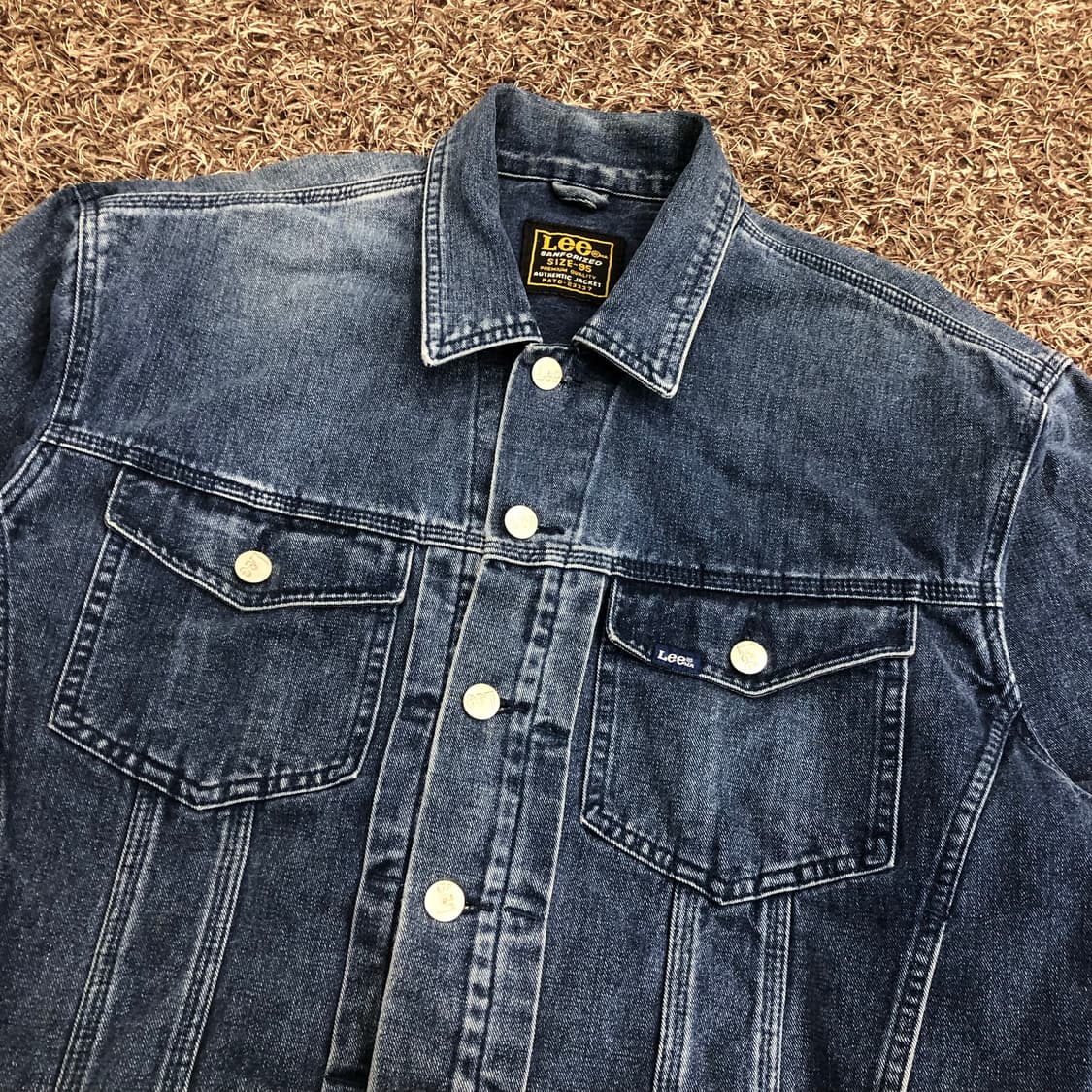LEE 쌍방울 90s 워시드 데님 트러커 자켓 상품이미지2