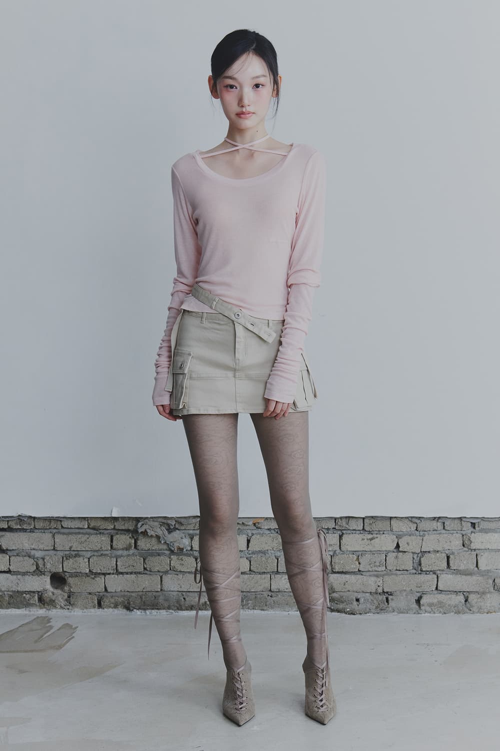 페인오어플레져 NIX MINI SKIRT beige [M] 상품이미지2
