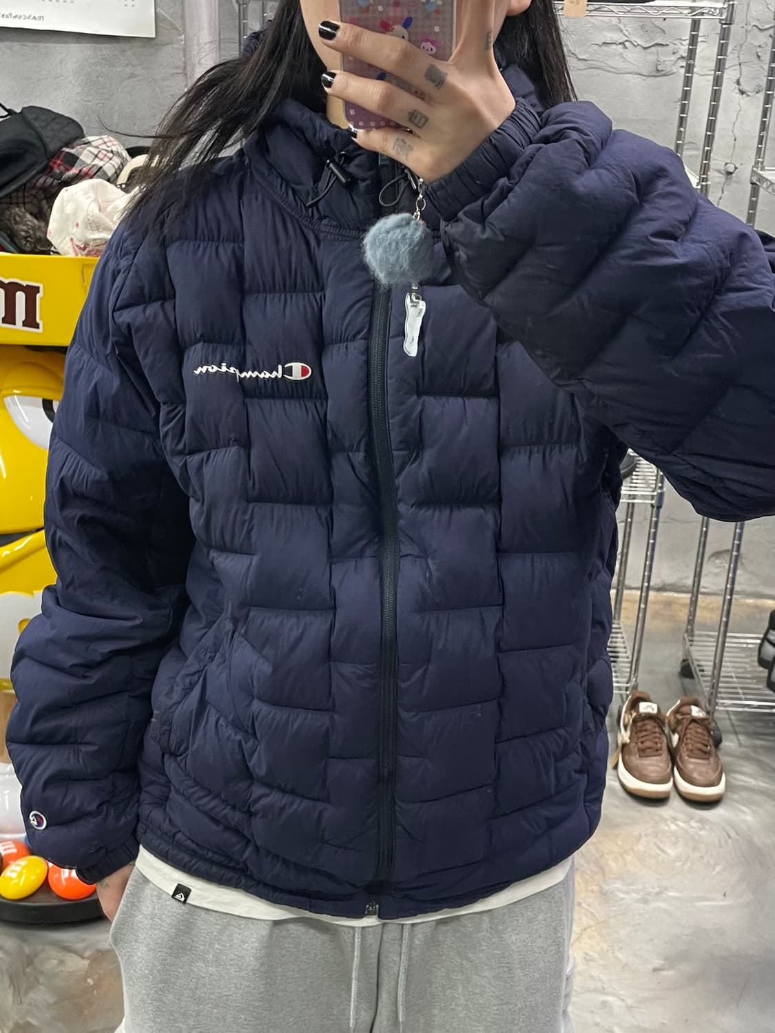 챔피언 후드 경량 패딩 상품이미지9