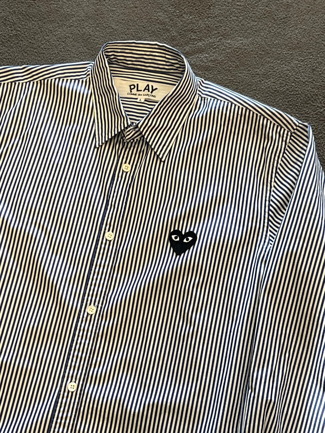 꼼데가르송 스트라이프 셔츠 처분  상품이미지2