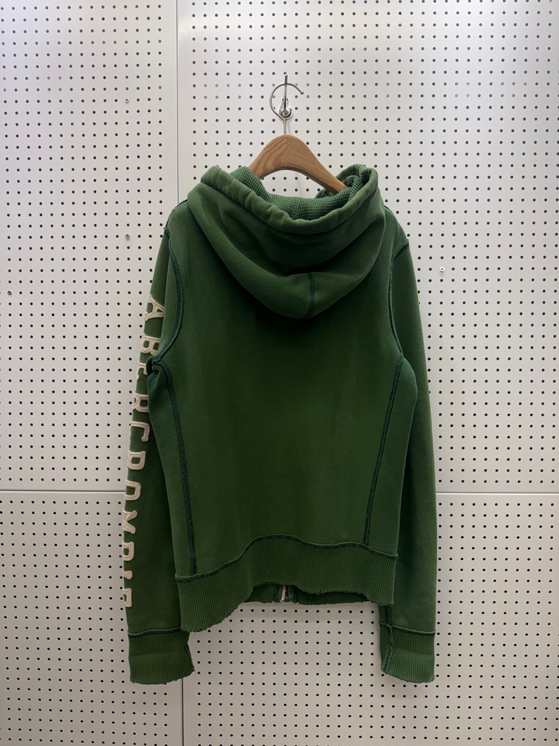 아베크롬비 y2k 디스트로이드 디테일 빈티지 후드 집업 U73 상품이미지3