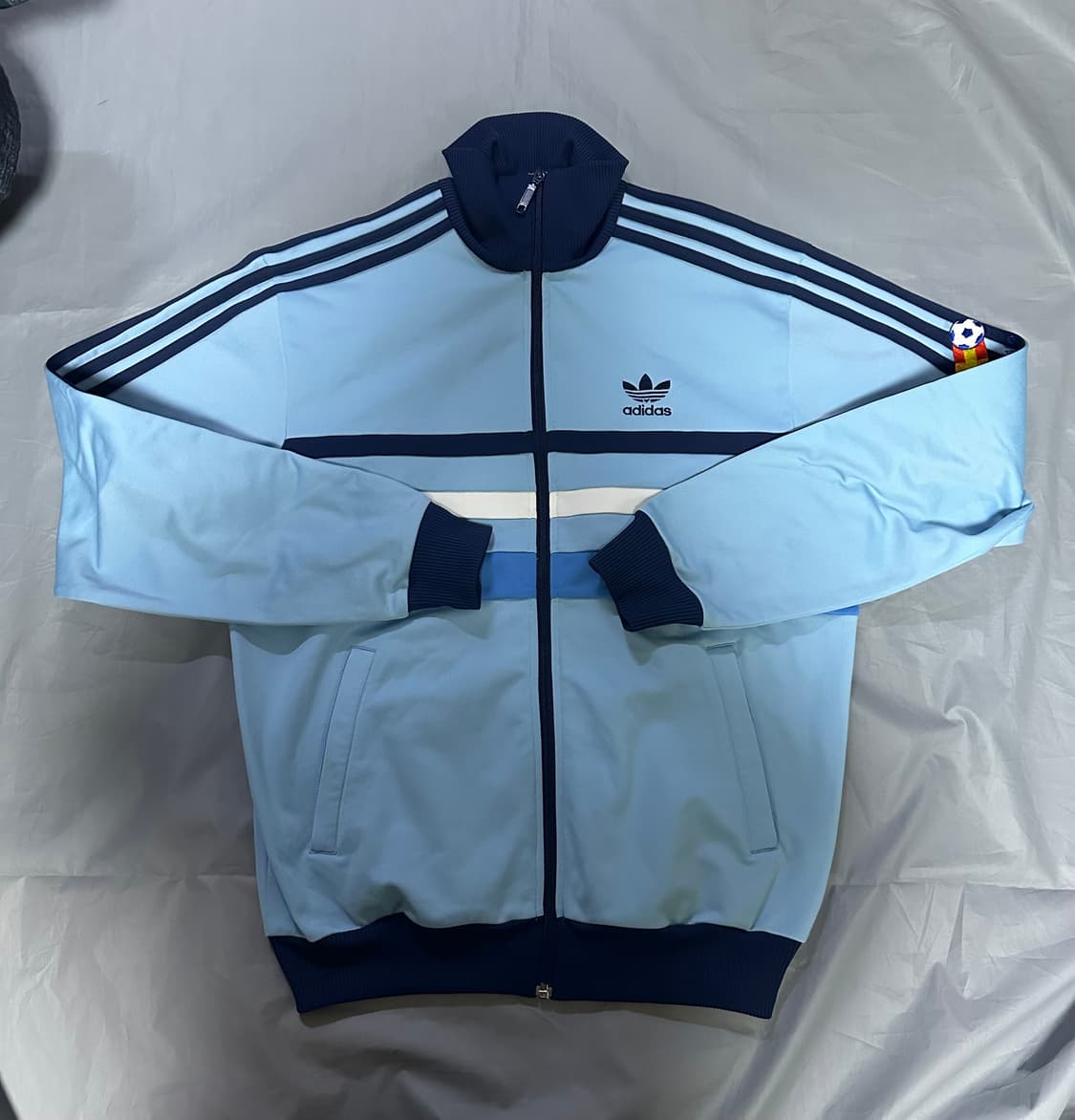 아디다스 에스파냐 저지 져지 축구 빈티지 Y2K 하늘색 양산형 상품이미지1