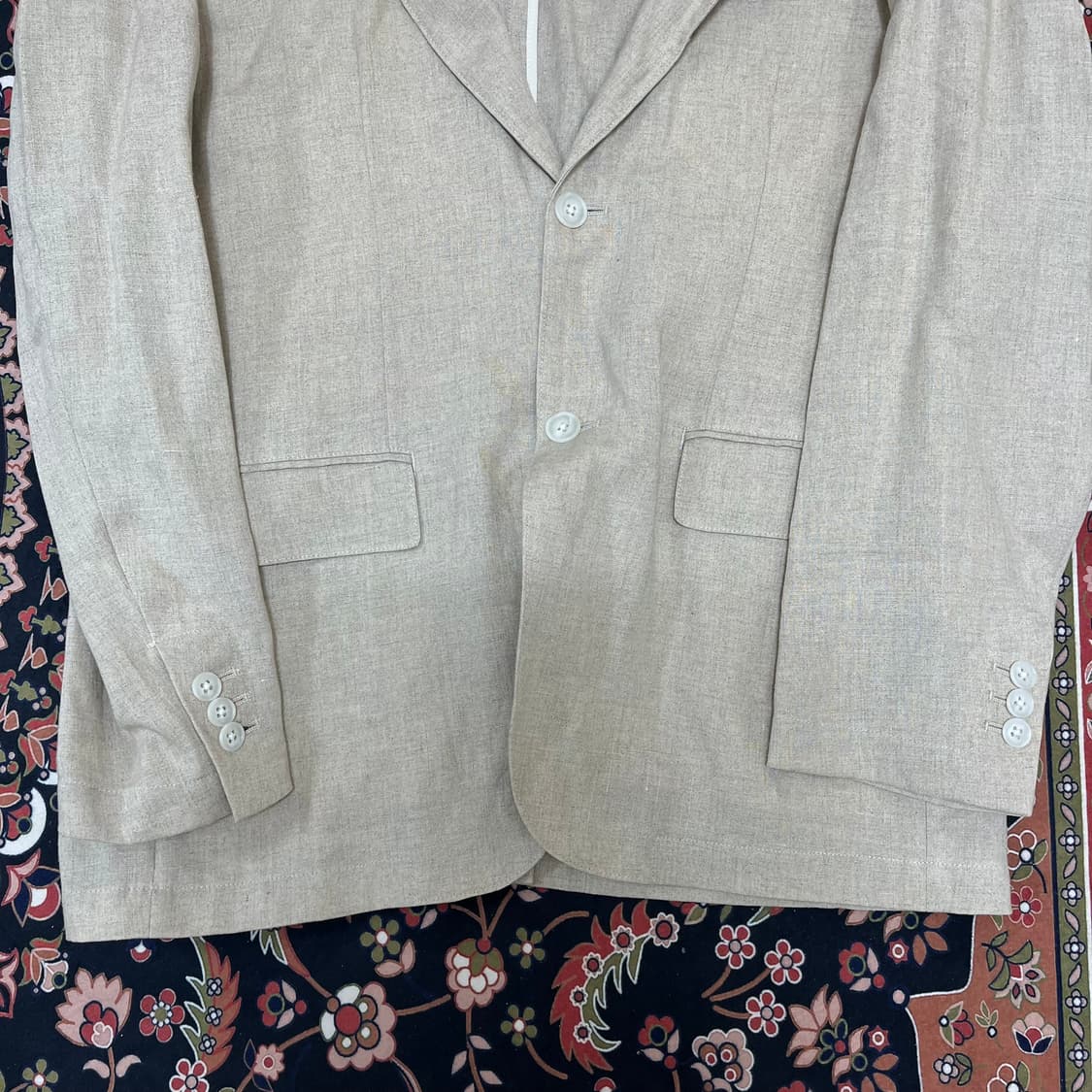 린넨 블레이저 자켓 XL/105 상품이미지3
