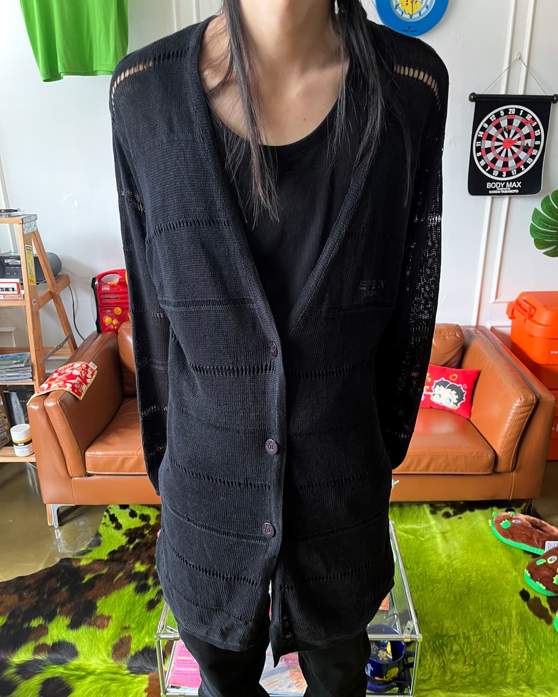 EVEX by Krizia Long Knit Cardigan Jacket 상품이미지2
