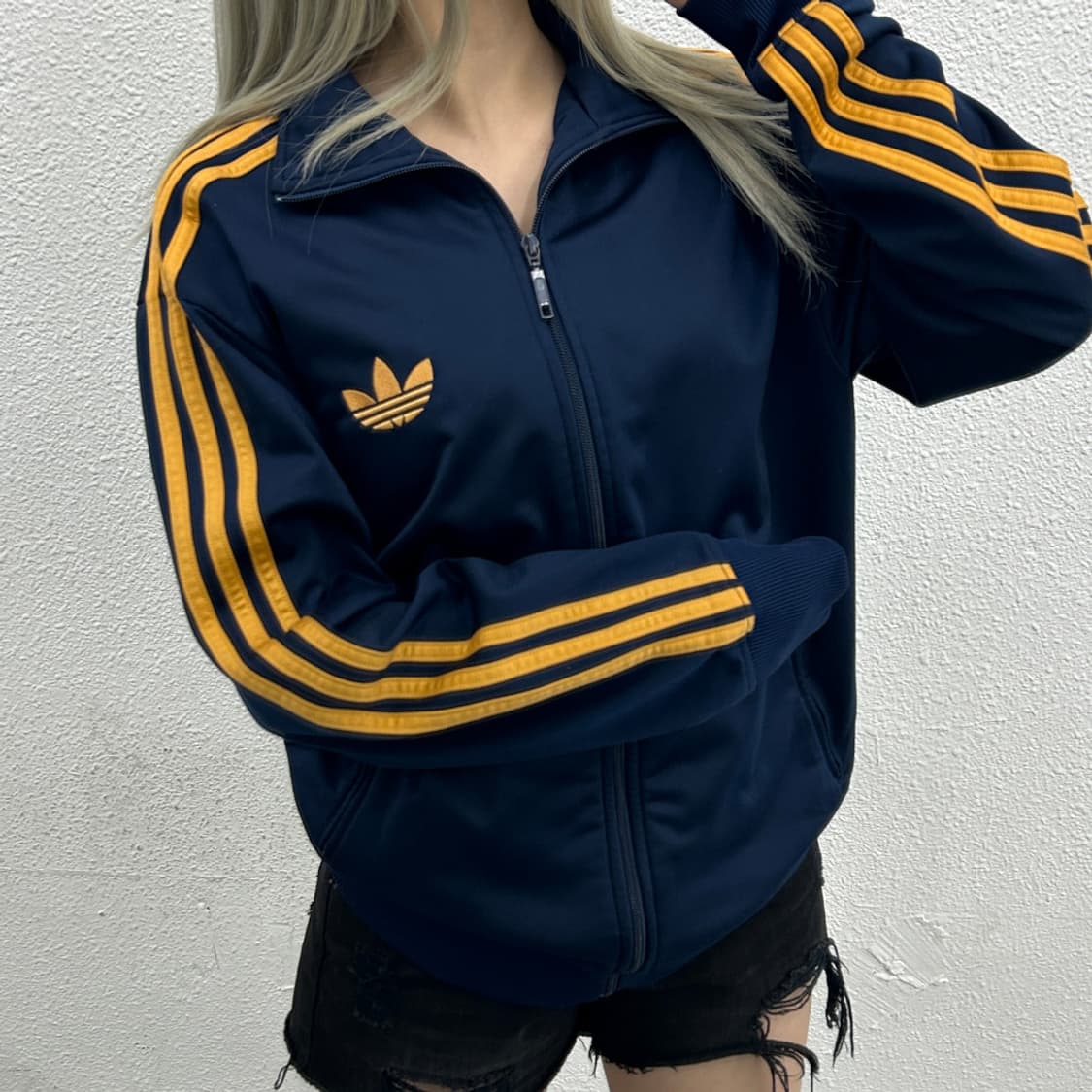 아디다스 오렌지라인 네이비 트랙탑 110 상품이미지2