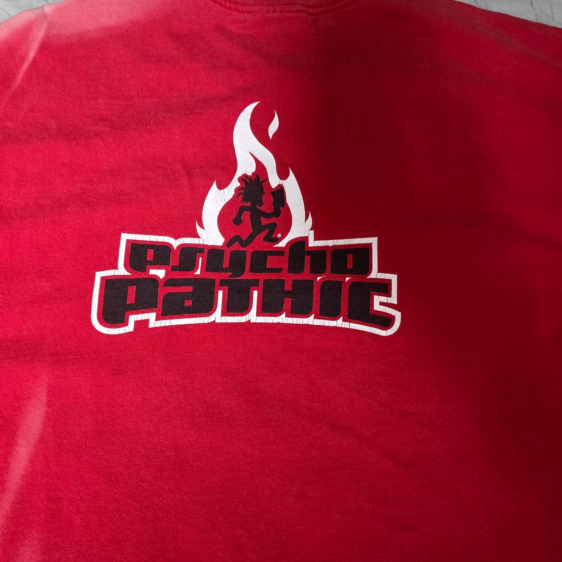 [3XL] 00s ICP 스타 해칫맨 빈티지 랩티 밴드티 페이드 레드 상품이미지8