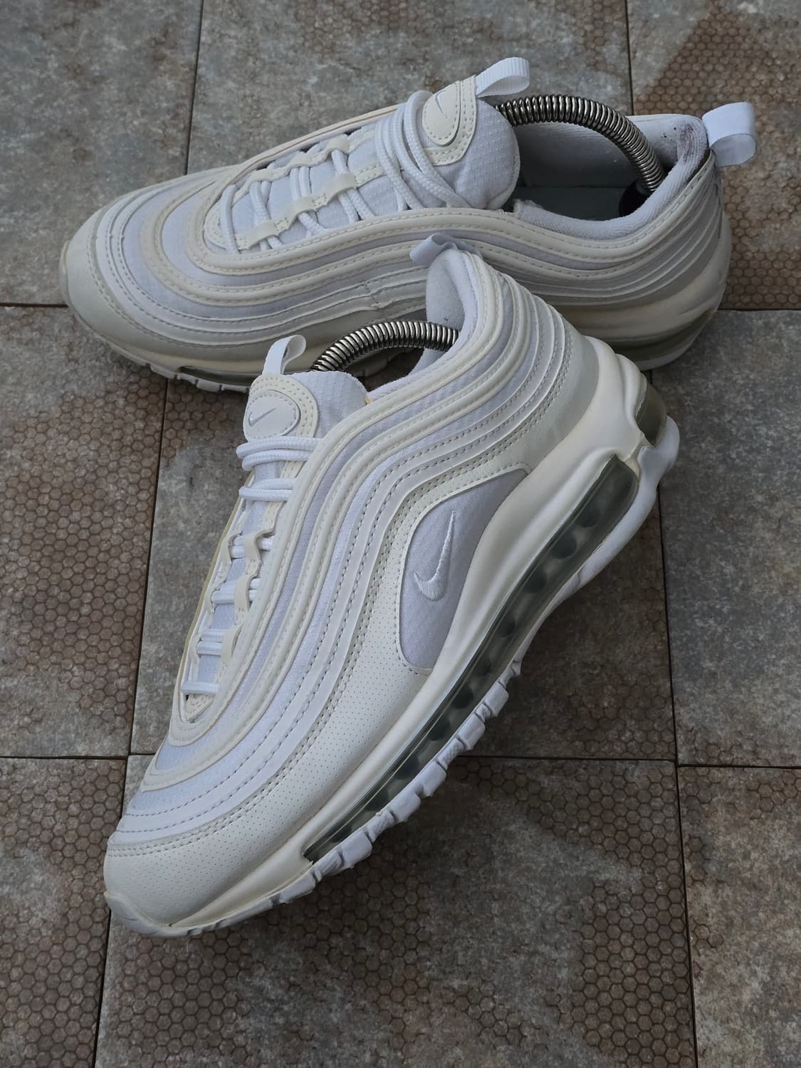 (240)나이키 에어맥스 97 트리플 화이트 상품이미지2