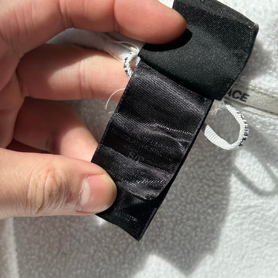 노스페이스 화이트 플리스 집업  상품이미지8