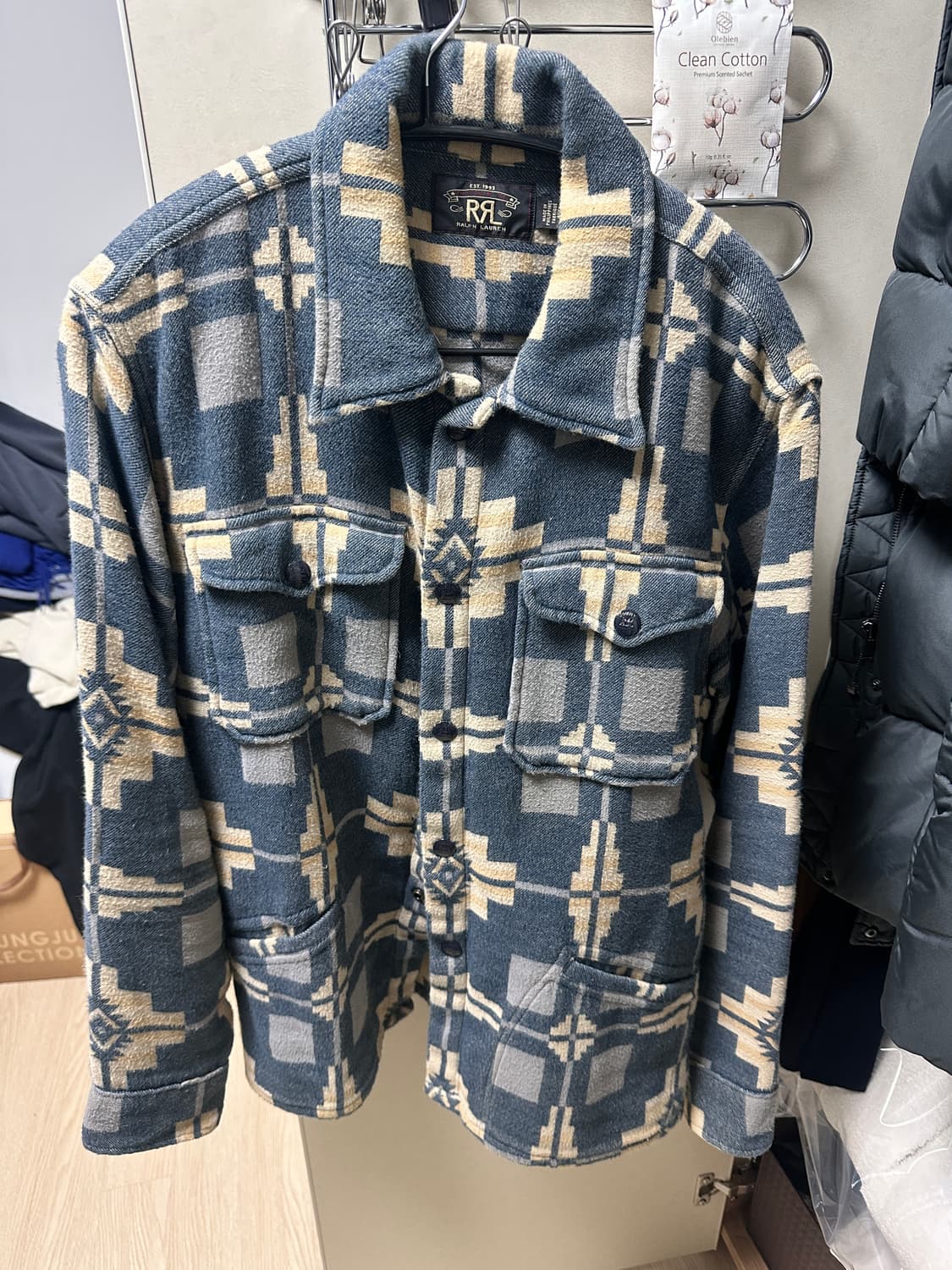 RRL 네이티브 자카드 셔츠 자켓 M 상품이미지2