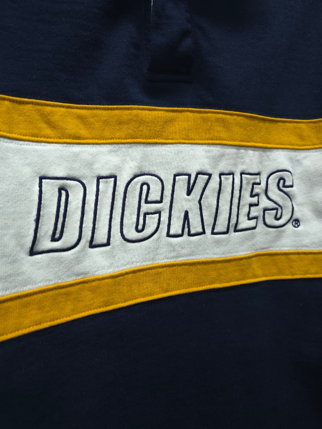 디키즈(DICKIES) 배색자수 럭비티 ( 95-100 ) 상품이미지5