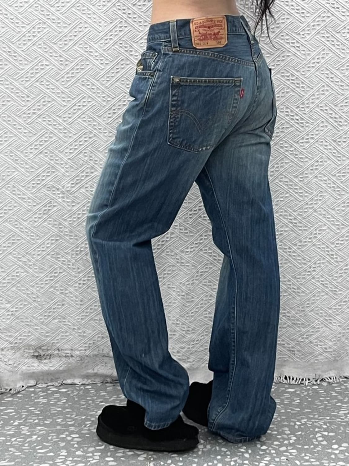 리바이스 501 올드스쿨 빈티지 워싱 진청 데님팬츠 32인치 C11004 상품이미지1