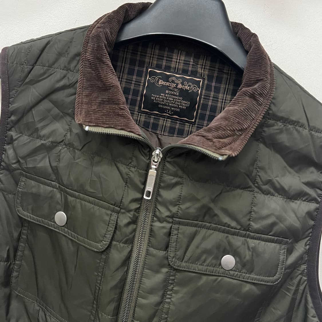 JPN 재팬 TOPVALU 탑밸류 퀼팅 베스트 조끼 XL 상품이미지3