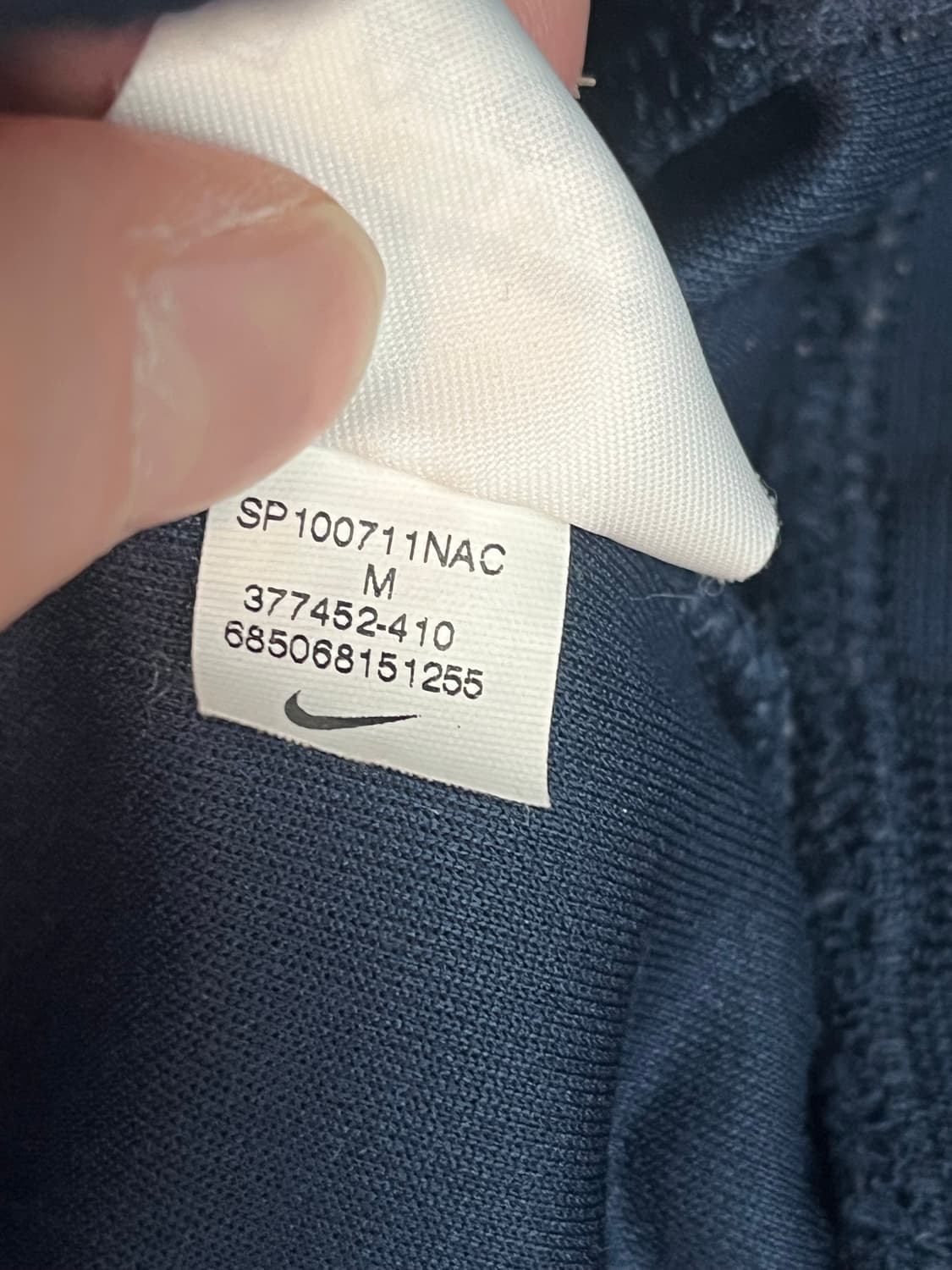 나이키 아스널 배색 네이비 져지 (M/100)  상품이미지7