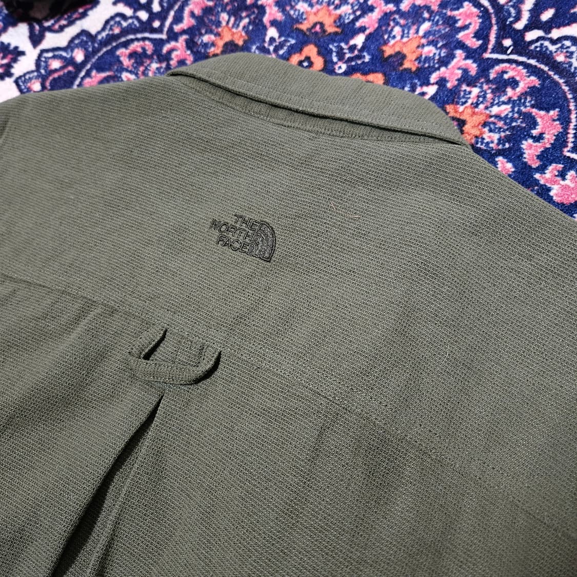 노스페이스 카키브라운 투포켓 Zip 워크웨어 루즈핏 셔츠 Free 상품이미지4