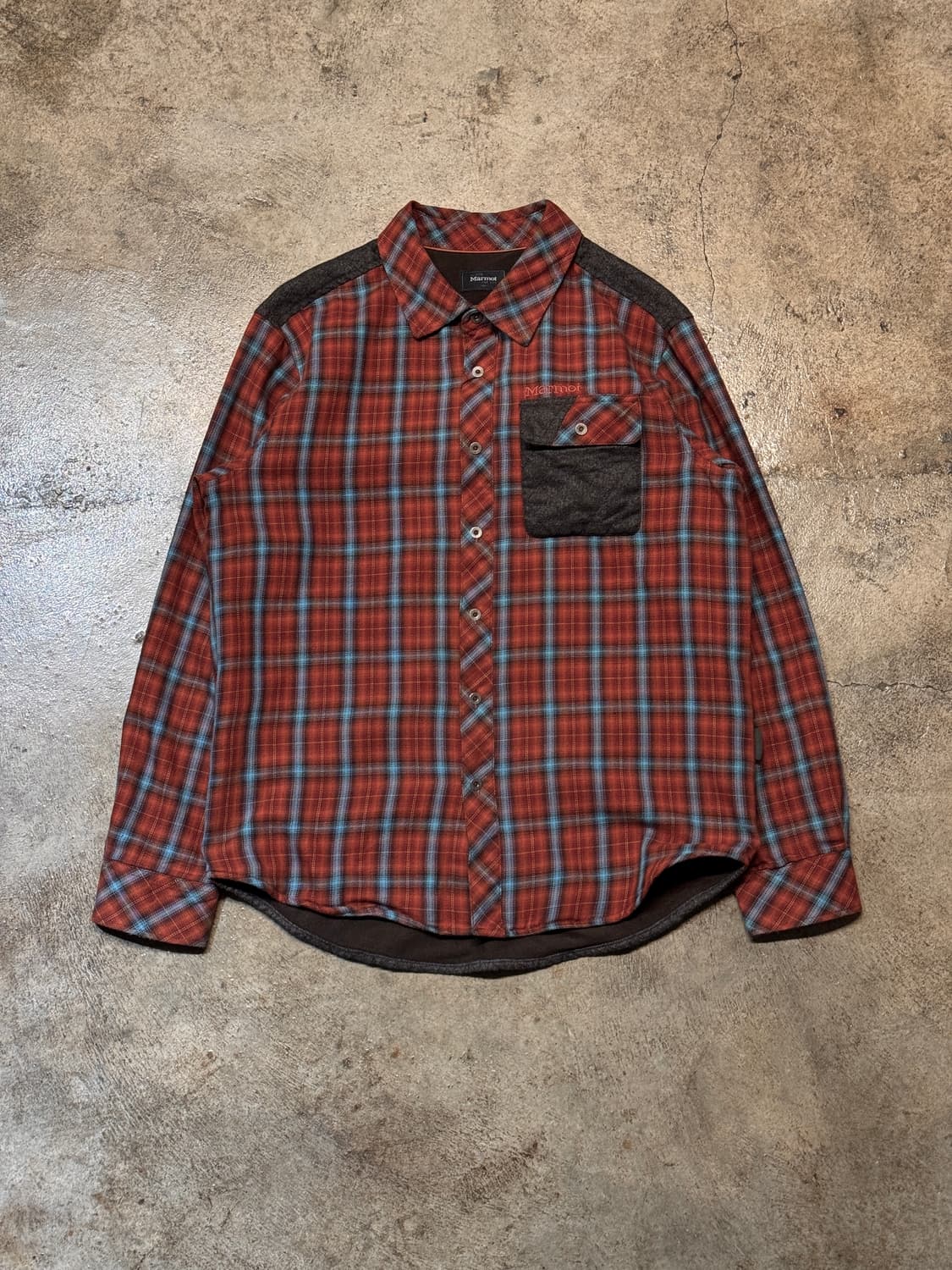 44-66 ) Marmot Plaid Flannel Shirt 상품이미지1